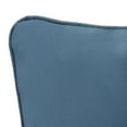 thumbnail image 3 of Habitat Seren Velvet Decorative Pillow 20 x 20 in Dark Blue, 3 of 5