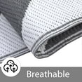 thumbnail image 3 of Memoryfield Outdoor Rug 8'x10' Waterproof, Reversible Lightweight Plastic Outside Carpet for Deck Balcony Porch Decor, Gray and White, 3 of 8