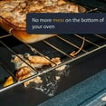 thumbnail image 5 of 1pc Oven Bottom Oven Liners, Non-stick Reusable Liners, Suitable For Electric Ovens, Gas Ovens, Toasters, Grills, Keep Ovens Clean, Fiberglass Baking Mat, Oven Mat, BBQ Accessories, 5 of 11
