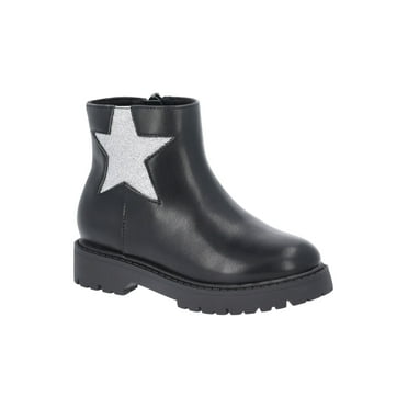Wonder Nation Toddler and Girls Glitter Star Chelsea Boots