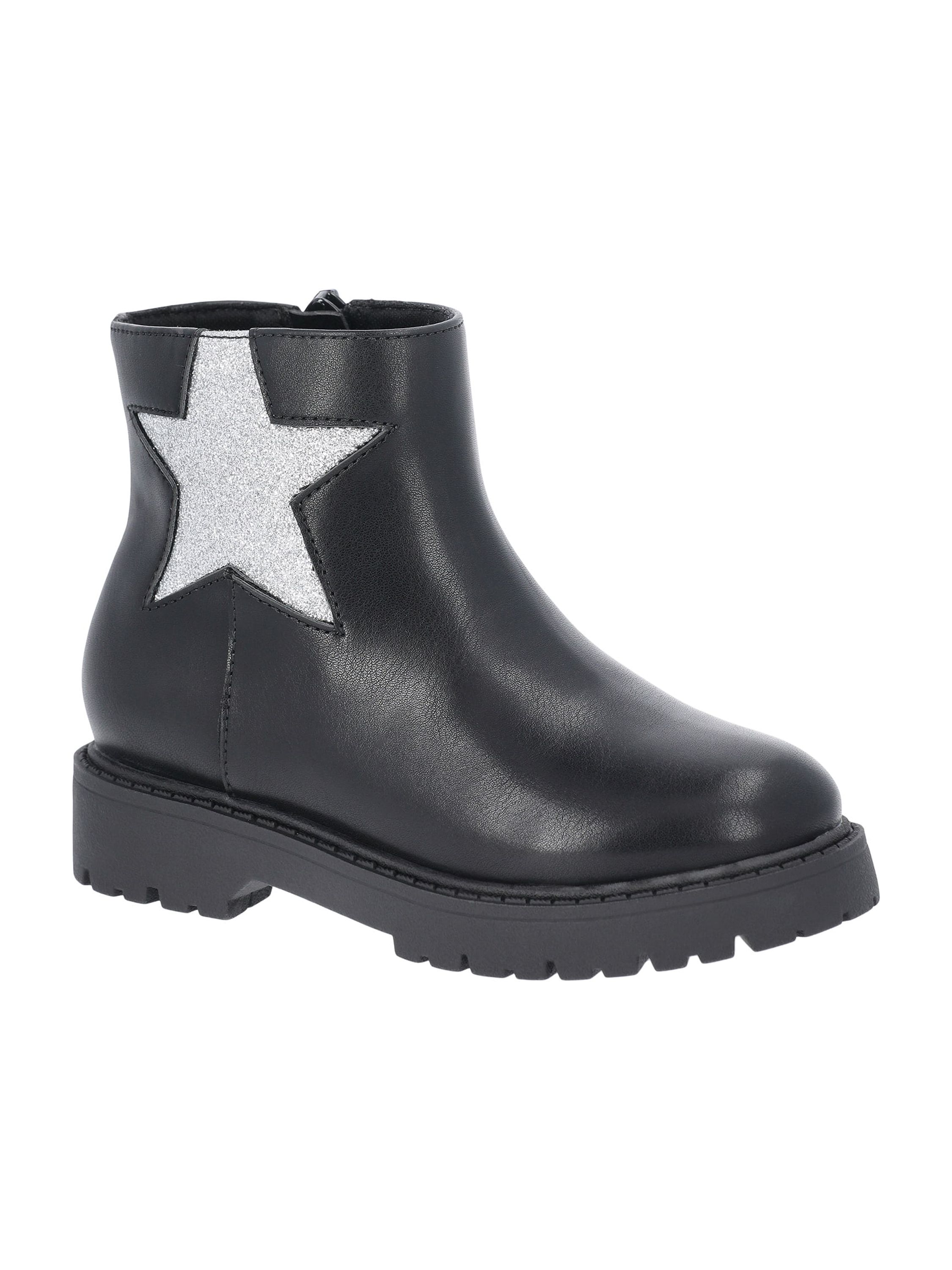 Wonder Nation Toddler and Girls Glitter Star Chelsea Boots