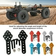 thumbnail image 4 of maskred Support d'Amortisseur de Réglage de la Hauteur 2pcs/set pour 1/10 Axial SCX10 90046 D90 pour Alliage Axial 1fait d'Alliage Rouge 1Set, 4 of 6