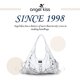 thumbnail image 3 of Bolso de mano Angelkiss de piel lavada para mujer, color blanco, 3 of 6