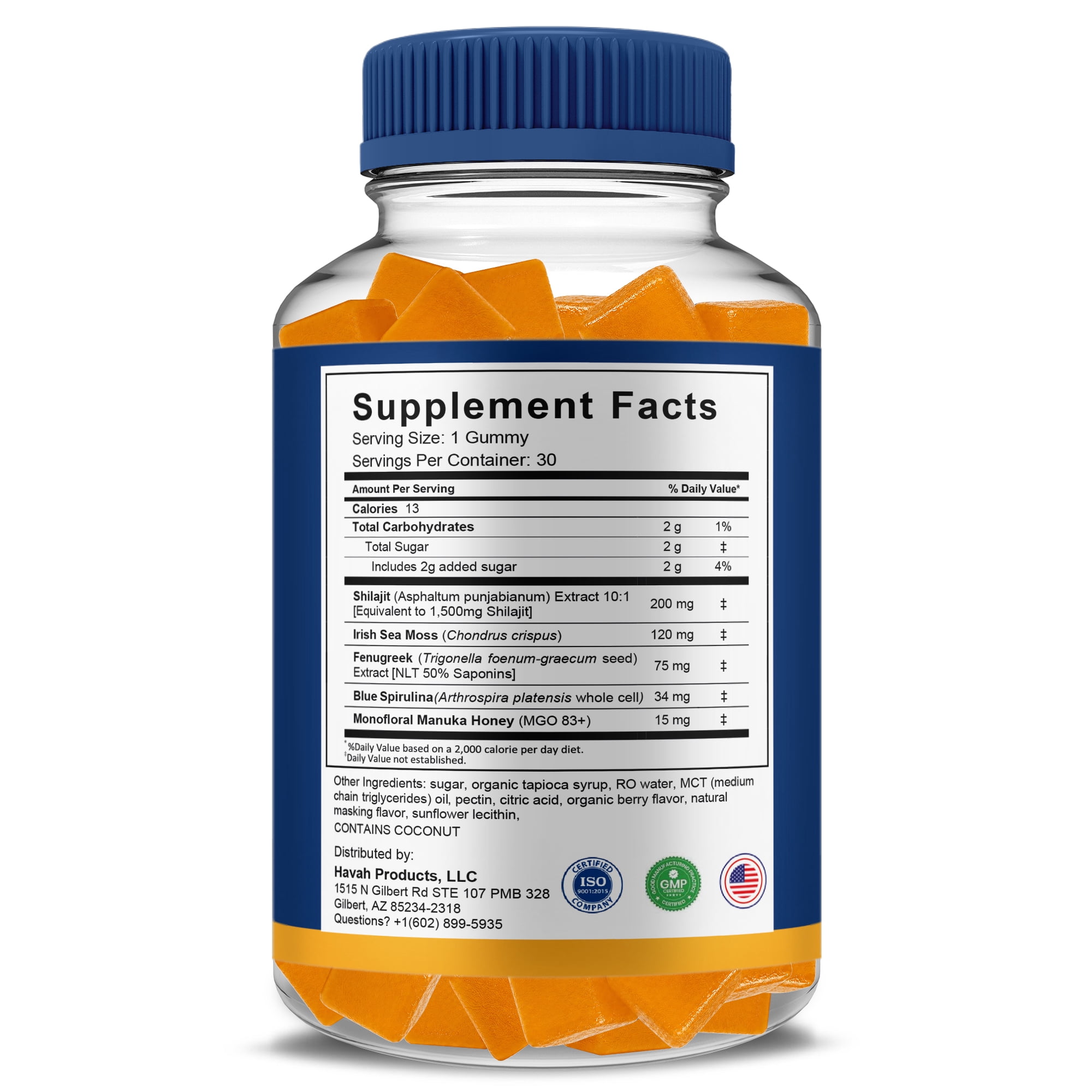 Jellyfil Support Supplement, Jelly Fill Premium Formula (30 Gummies)