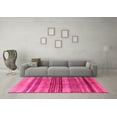 thumbnail image 3 of Ahgly Company Indoor Rectangle Abstract Pink Contemporary Area Rugs, 5' x 8', 3 of 4