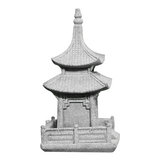 MLINS  Decorations for Home Large Hexagonal Tower Outdoor Garden Statues Zen Pagoda