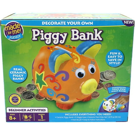 Made by Me Junior Piggy Bank, 1 Each
