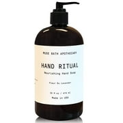 Muse Apothecary Hand Ritual Luxury Aromatherapy Liquid Hand Soap Soap, 16 Oz Fleur du Lavender