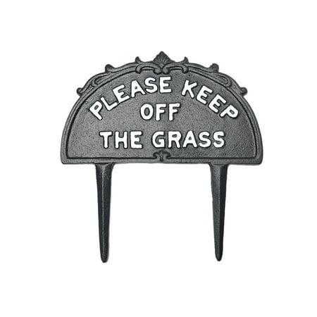 

Home Decor Organization And Storage Courtyard- Grass-Warning Decoration Sign Insert Ground Garden Home Iron Home Decor