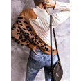 thumbnail image 5 of Womens Cold Shoulder Oversized Turtleneck Sweaters Long Sleeve Chunky Solid Color Knitted Pullover Outwear Coat, 5 of 5