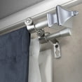 thumbnail image 3 of 5/8" Adjustable 84 -120" Gavin Double Curtain Rod - Satin Nickel, 3 of 3