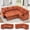 Orange-L, variant on ACMEASE 85" Chenille Sectional Sofa w/Pull Out Bed, Upholstery L-Shaped Couch w/Storage Armrests & Cup Holders, Modern Corner Sofa w/USB Charging Port & Throw Pillow for Living Room, Orange