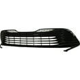 thumbnail image 2 of VioziteGam Bumper Grille Front Side Painted Silver Black Plastic Bumper Face Bar Grilles for Toyota for Camry L 18-20 & LE 18-21 TO1036183 TO1036183C, 2 of 10