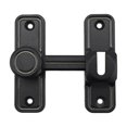 thumbnail image 1 of Pestillo de Puerta Servicio Pesado Cerradura áNgulo Recto 90 Grados Corrediza Antirrobo para JardíN Negro, 1 of 5