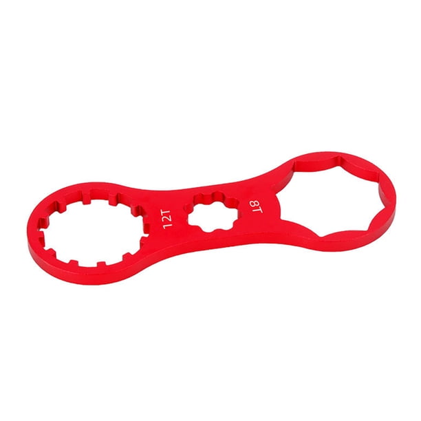 Yuarrent Llave de horquilla delantera de bicicleta, llave de extracción de reparación de bicicleta de aleación de aluminio diseñada para SUNTOUR Type3 NO3 Yuarrent OD001899-02