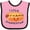 Pink and Black, variant on Inktastic I Love Summertime Fun Hot Dog Boys or Girls Baby Bib