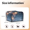 thumbnail image 5 of Daiia Gold And Blue Fireworks Pattern 4 slice Toaster Cover, Toaster Appliance Dust-proof Cover For Kitchen Small Appliance Dust Cover and Fingerprint Protection, 5 of 7