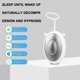 thumbnail image 5 of Dispositivo Chill Pill, máquina ergonómica de mano para ayudar a dormir, mejora el alivio del sueño, color blanco, 5 of 5