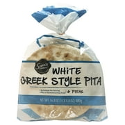 Sam's Choice White Greek Style Pita, 16.8 oz, 6 Count