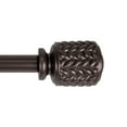thumbnail image 6 of UTOPIA ALLEY Wall Mounted 3/4 Inch Curtain Rod - Curtain Rods For Windows 86 to 120 Inch, Adjustable Drapery Rods, Oil rubbed bronze Bedroom Curtain Rods, Tapestry Poles (Oil rubbed bronze, 86"-120"), 6 of 8
