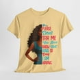 thumbnail image 5 of Unisex Heavy Cotton Tee "Please Don't Try Me", 5 of 5