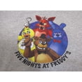 thumbnail image 5 of Five Nights At Freddy's Characters In Circle Boy's Heather Grey Sweatshirt-XS, 5 of 6