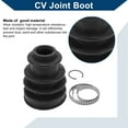 thumbnail image 5 of Unique Bargains No.95534990301 CV Joint Boot Kit W/ Clamps for Porsche Cayenne 2003-2006 08-18 Inner Constant Velocity Joint Boot Strong Durable Rubber 1 Set Black, 5 of 7
