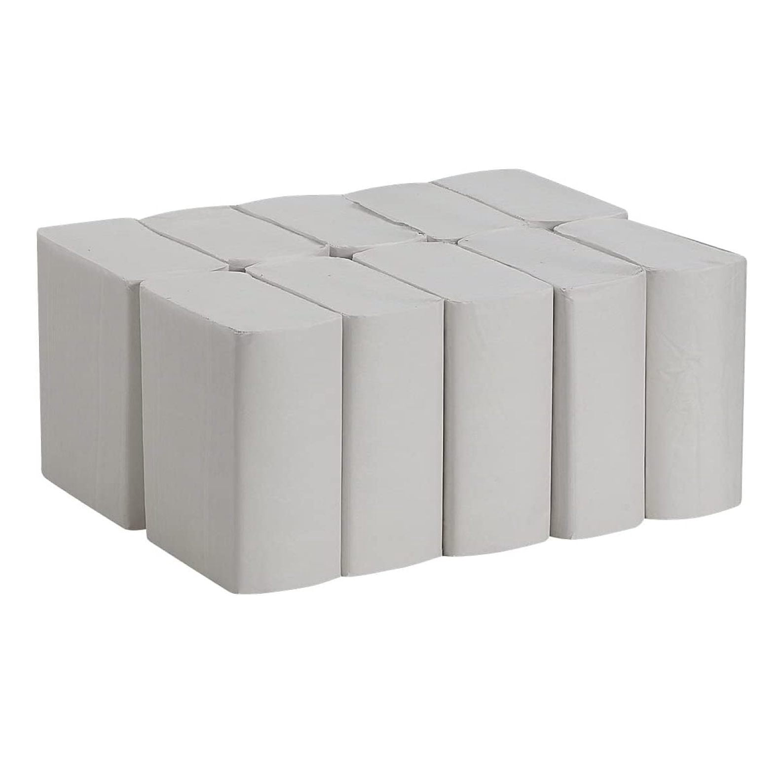 Z-Fold Paper Towels Multifold, 1-Ply, 2600 Count - White Absorbent Towels for Restrooms & Kitchens - Fits C-Fold Dispensers - 10 Packs/Carton