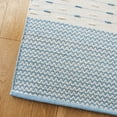 thumbnail image 3 of SAFAVIEH Martha Stewart Mindy Geometric Area Rug, Light Blue/Ivory, 8' x 10', 3 of 10