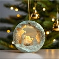 thumbnail image 7 of Boovnll Nativity Ornaments, Christmas Nativity Scene Ornaments Round Acrylic Christmas Tree Decorations for Xmas Tree, Home, Office, Hanging Ornament, Religious Gifts, Christmas Decorations, 7 of 7