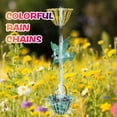 thumbnail image 2 of Decorative Hummingbirds Water Chain Drainage System Windchimes Garden Decors, 2 of 7