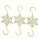 thumbnail image 5 of Oioii Christmas Snowflake Ornament Hook Hangers Snowflake Decorative Christmas Tree Hanging Metal Wire for Xmas Christmas Tree Decoration Hangers(12PCS), 5 of 9