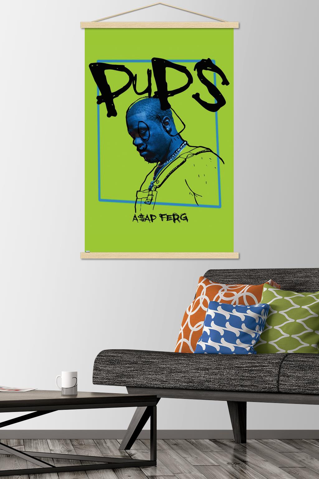 A$AP Ferg - Pups 40" x 24" Poster, by Trends International