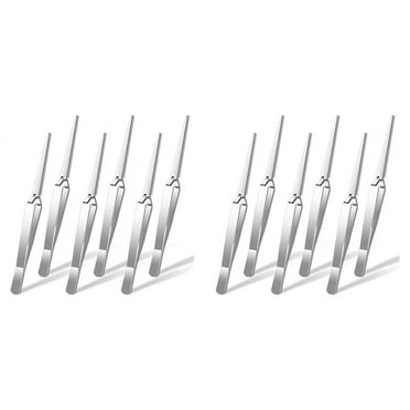 Craft Tweezers, 12 Pieces Locking Tweezers Reverse for Crafting Jewelry Making Electronics Watch Repair
