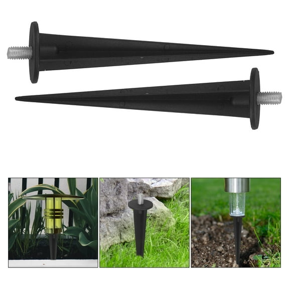 Beaupretty Replacement Stake Aluminium Alloy 6Pcs Garden Ground Spikes