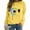 #0346-Yellow, variant on Ailaofu Womens Floral Sweatshirt Vintage Long Sleeve Crewneck Pullover Fall Tops Butterfly Graphic Oversized Casual Clothes