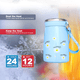 thumbnail image 4 of Taza de agua termo de Margarita pequeña, taza portátil para estudiantes masculinos y femeninos, 4 of 5