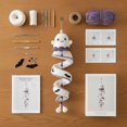 thumbnail image 5 of Amigurumi Crochet Kit Halloween Ghost Ornament Handmade Holiday Needlework Supplies For Beginner DIY Decor, 5 of 5