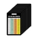 thumbnail image 1 of Tarjetas de práctica de golf para 10 palos, libro de yardas, fácil de llevar, para principiantes, promedio, bueno, hoja de trucos para calcular la dis, 1 of 9