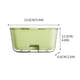 thumbnail image 3 of Fiudx Cesta de Drenaje de Doble Capa, Diseño Transparente, Ahorra Espacio, Ideal para Colgar En La Pared, Fácil de Lavar, Herramienta de Cocina Multiusos, Amarillo, Verde Claro, Blanco y Azul Cielo,, 3 of 7