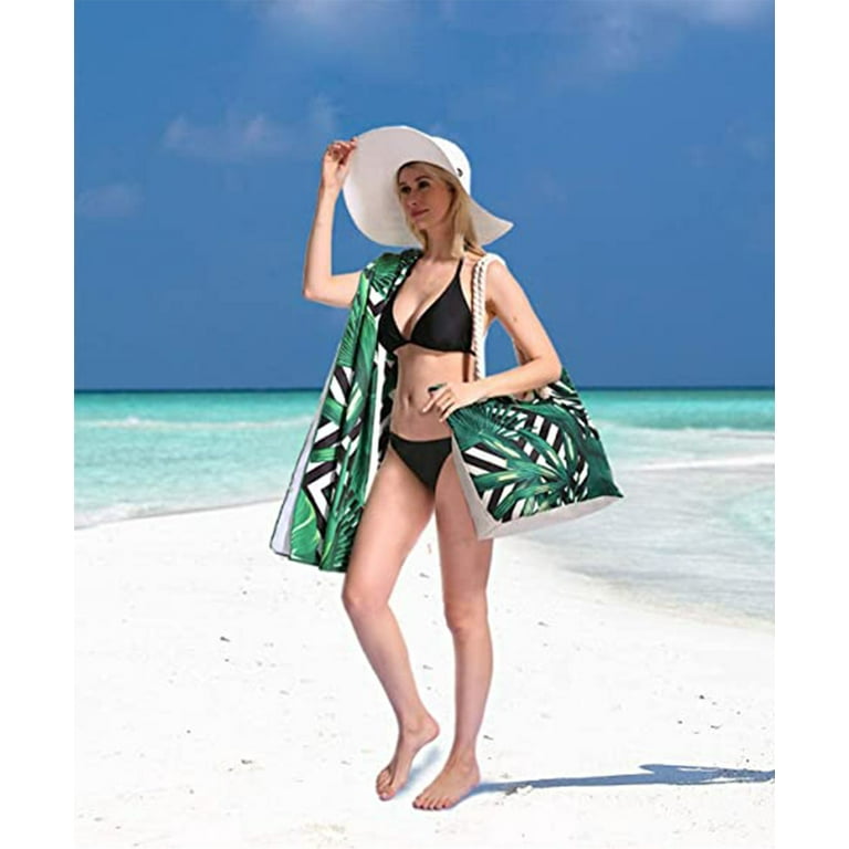 Beach Bags for Women, Large Waterproof Beach Tote Bag with Zipper Beach  Bags Waterproof Sandproof Swim Pool Bag Large Tote