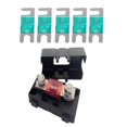 thumbnail image 1 of DYNWAVECA 30A Mini ANS Fuseholder Box Panel U0026 5pcs Mini Fuses for Car Electrocar RV, 1 of 9