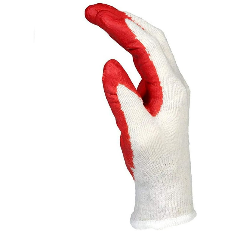 E2 Silicone Dotted Palm Cotton Glove - WorkXwear