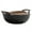 B, variant on Uncoated Cast Iron Wok Dual Handle Flat Bottom Non-stick Pots with Wooden Lid