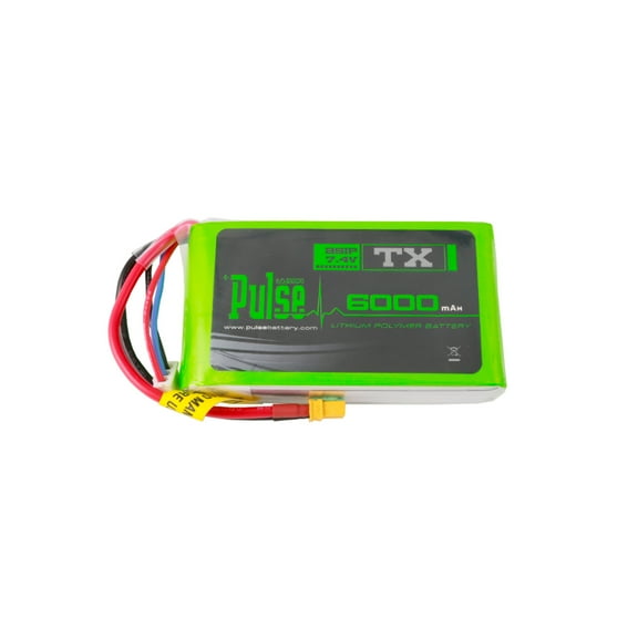 Pulse 6000mAh Transmitter 2S 7.4V LiPo Battery For RadioMaster Boxer and TX16s