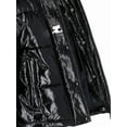 thumbnail image 3 of Courrèges Crop Vinyl Puffer Jacket – Black (Women's), 3 of 5