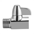 thumbnail image 3 of Keenso G1/2" 3-Way Brass Chrome T Shape Adapter Water Diverter, 3 of 9