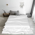thumbnail image 3 of Yiaed White Pattern Fleece Throw Blanket,Fleece Throw Blankets for Couch & Bed All Season Use -50"x40", 3 of 6
