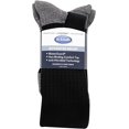 thumbnail image 4 of Dr. Scholl's Women's American Lifestyle Advanced Relief Blister Guard Crew Socks 2 Pair, Black, Shoe Size: 4-10 (DSW22185C2U2001), 4 of 5