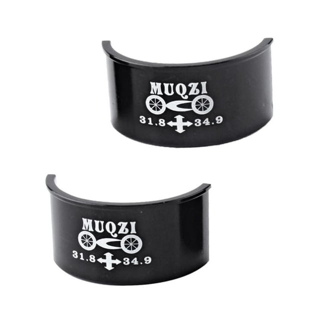 Las Calzas Del Manillar de La Convierten El Adaptador Del Reductor de Vástago de 31,8 Mm a 34,, Negro Cola Cuña de manillar de bicicleta